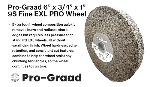 EXL PRO Deburring Wheel 6" x 3/4" x 1", 9S Fine, 94897 - style: 6" x 3/4" x 1"