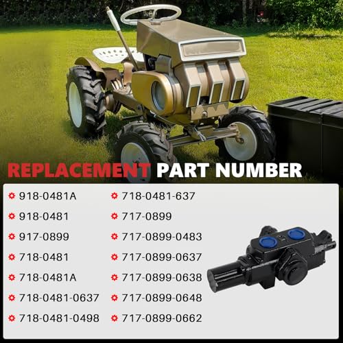 918-0481A Log Splitter Control Valve Compatible with LS27 LS27T LS33T 522LS 831LS Replace 917-0899 718-0481 718-0481-0637 717-0899-0637 718-0481A
