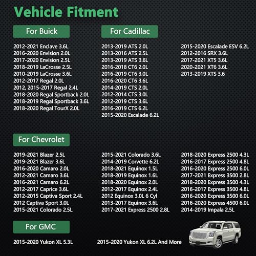 Mass Air Flow Sensor Maf Meter Compatible with Chevrolet Malibu 1.5L 2016-2020 & Cadillac ATS 2013-2019; CT6 2016-2020 Replace OE 23118170 23366103 20787043