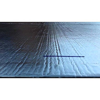 MFM Peel & Seal Self Stick Roll Roofing (4, 9in. Aluminum) - size: 9 Inch Aluminum