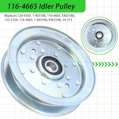 126-9187 Pulley for Toro Z Master 48" eXmark Lazer Z 52" 48" Deck - color: A25 1xToro 116-4665