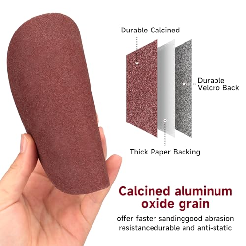 100PCS 5 Inch Sanding Discs 120 Grit Sandpaper for Orbital Sander - style: Aluminum oxide-No Hole