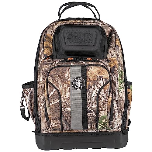 Klein Tools 62800BPCAMO Backpack Tool Bag, 40 Pockets, Camo - style: Full-Size Camo