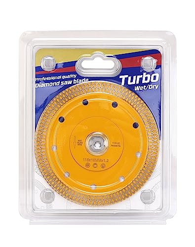 Super Thin Diamond Porcelain Cutting Blade for Cutting Granite Marbles Tiles (4.5)… - size: 4.5 inch-1