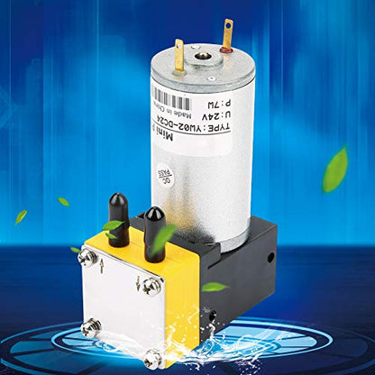 Miniature Diaphragm Vacuum Pump, 24V DC, 3 Bar, Self Priming