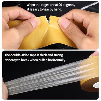 KAIYUER 3Pack Strong Adhesive Double Sided Tape Heavy Duty - size: 3Packx2"x66FT