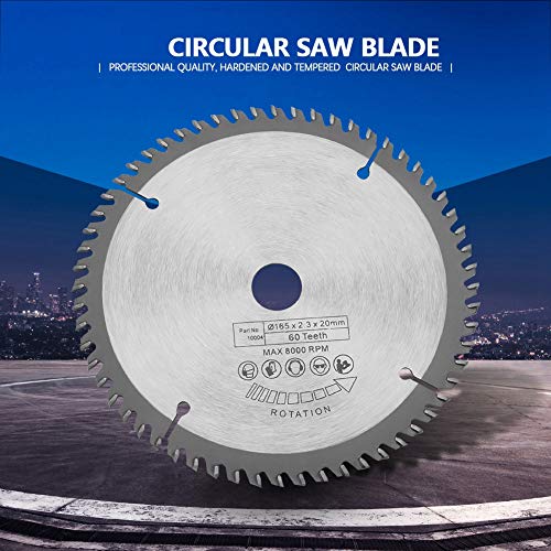 165 mm TCT Circular Saw Blade, Silver Standard Circular Saw Blade