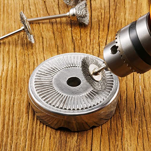 Wheel Brush 50 Pcs Wire Polishing Set for Rotary Tools - style: 50PCS T-Type