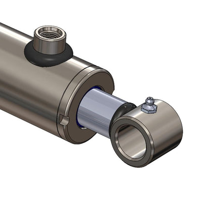Hydraulics Double Acting Hydraulic Cylinder - Tang Universal Hydraulic Cylinder 1.5" Bore Size (10" Stroke) - size: 10" Stroke
