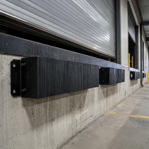 Rubber Dock Bumper, 12" x 10" x 4.5", 3/4" Mounting Holes, Guardian - size: 14" x 10" x 4.5"