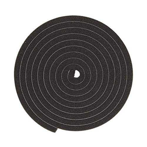 Neoprene Foam Strip Roll by Dualplex, 3" Wide x 10' Long 1/4" Thick, Weather Seal High Density Stripping with Adhesive Backing – Weather Strip Roll Insulation Foam Strips - size: 3" Wide x10' Long 1/4" Thick