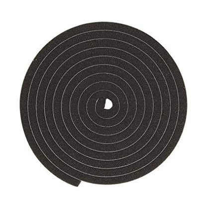 Neoprene Foam Strip Roll by Dualplex, 3" Wide x 10' Long 1/4" Thick, Weather Seal High Density Stripping with Adhesive Backing – Weather Strip Roll Insulation Foam Strips - size: 3" Wide x10' Long 1/4" Thick