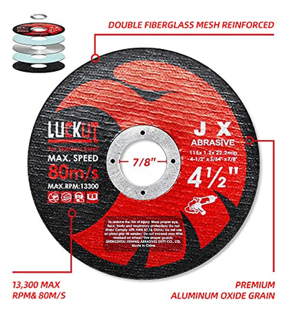 Cut-Off Wheels Cutting Wheel Disc 4-1/2"x3/64''x7/8'' Thin Metal Stainless Steel Cutting Cut Off Disc Blades Grinding Wheel for Angle Grinders 50-Pack - style: 50PCS 4.5"x 0.045"x7/8"