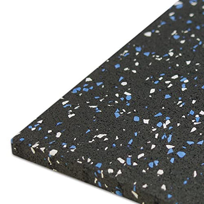 Rubber-Cal Elephant Bark Flooring 3/8-inch T x 4-feet - color: Black, size: 96"L x 48"W x 0.4"Th