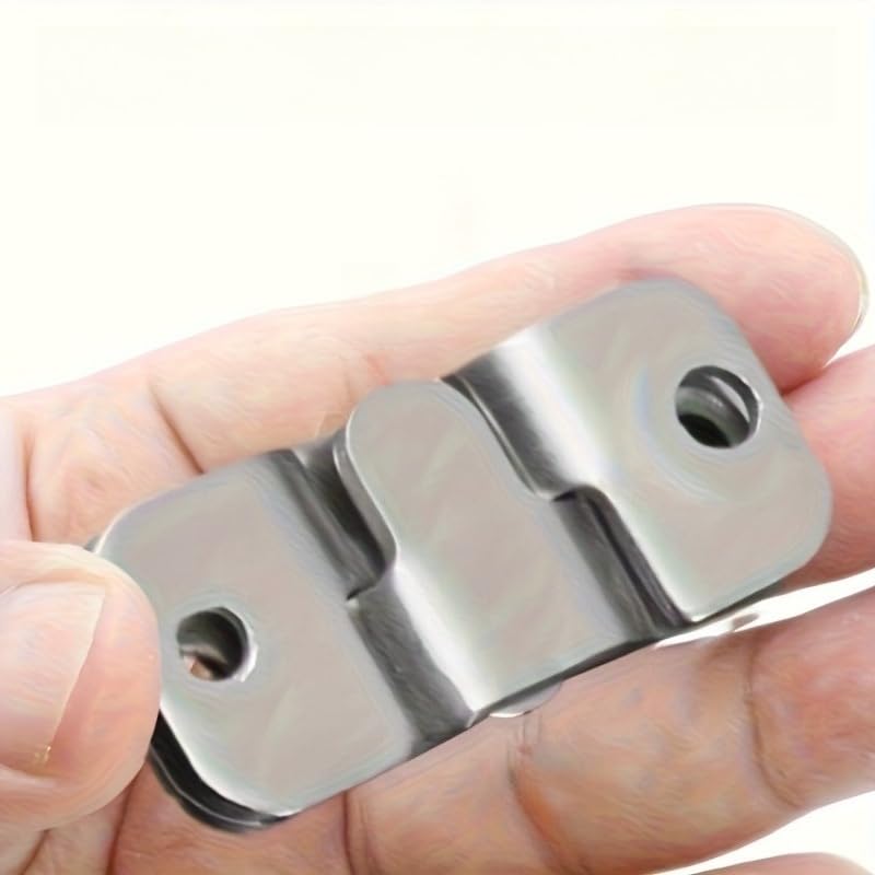 24pcs (8 Brackets+16 Screws) Stainless Steel Heavy-Duty Mounting Brackets