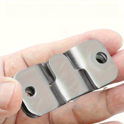 24pcs (8 Brackets+16 Screws) Stainless Steel Heavy-Duty Mounting Brackets