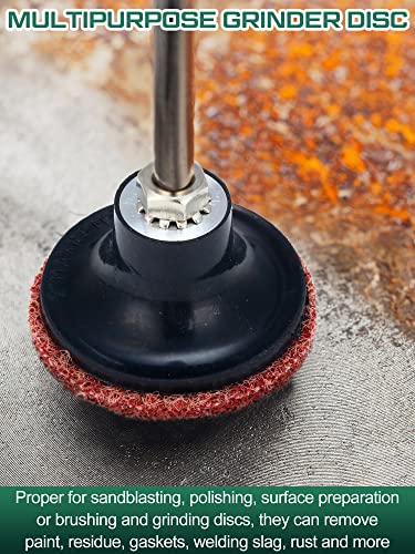 WILLBOND 92 92Pcs Sanding Discs Set with Quick Lock, Yellow, Red and Green - color: Yellow, Red and Green