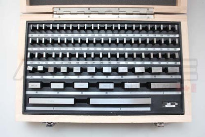 Accusize Industrial Tools Precision 81-Piece Steel Gauge Block Set, Grade B Accuracy, Corrosion-Resistant, P900-S581 - style: Grade B
