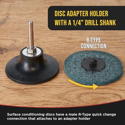 Dura-Gold 3" Surface Conditioning Discs Blue Fine Sanding Grit, Box of 25 - style: Fine