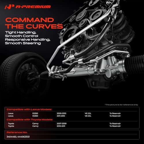 A-Premium Power Steering Return Hose Assembly Compatible with Toyota, Lexus