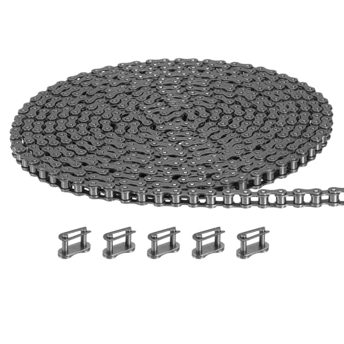 DTGN ANSI#41/ISO 085-1 Roller Chain with 5 Connecting Links 20Feet - size: 20Feet Chains with 5 Connecting Links