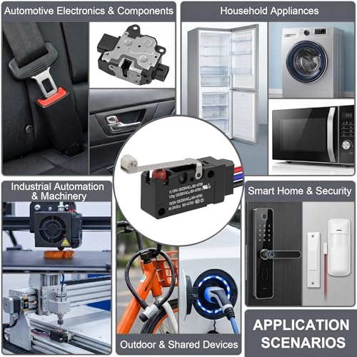Heavy Duty IP67 Waterproof Micro Switch, UL Recognized Component - size: WS2-Roller Lever