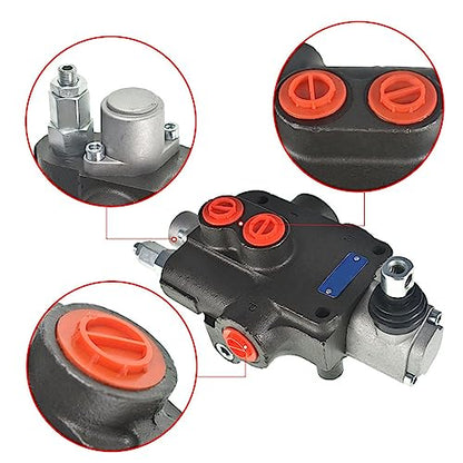 findmall 1 Spool Hydraulic Directional Control Valve 21GPM 3600PSI - size: 21 GPM, style: 1 spool