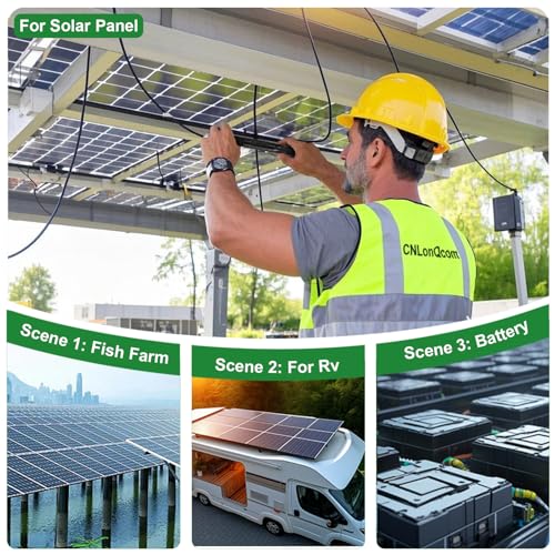 CNLonQ 10A Solar Fuse Holder Inline IP67 Waterproof Outdoor with 10x38mm Fuse for Solar Panel and Solar Controller DC1000V 2pcs - size: 10A 2Pcs