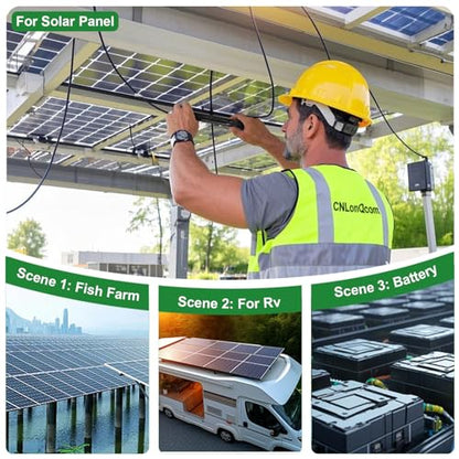 CNLonQ 10A Solar Fuse Holder Inline IP67 Waterproof Outdoor with 10x38mm Fuse for Solar Panel and Solar Controller DC1000V 2pcs - size: 10A 2Pcs