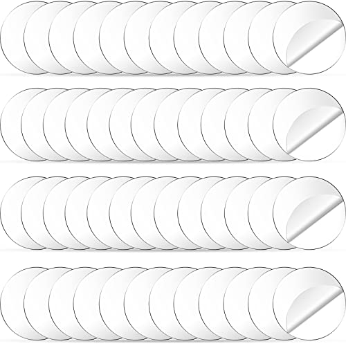 Gartful Clear Acrylic Circle Blanks - 2 inch, 50 Pieces, 0.06" Thick, Transparent Disks, Round Plastic Sheet for Signs, Craft Projects, Painting, Picture Frames, DIY Ornaments - size: 0.06" Thick - 2 inch / 50x