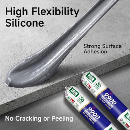 2026 NEW 9900 Sealant Waterproof,Silicon Waterproof Sealant - color: White, size: 9900