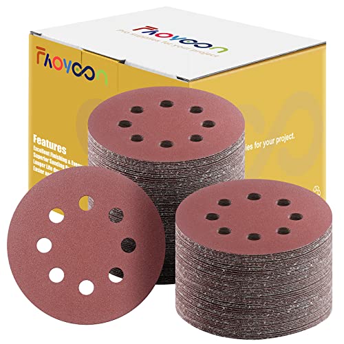Sanding Pads for Orbital Sander, 5 Inch Orbital Sanding Pads, 220 Grit, 100Pcs - style: 220 grit 100 Pcs