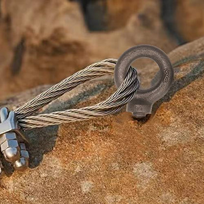 Lifting Shoulder Eye Bolt 5/8"-11 X 1-3/4" 2 Pcs, Industrial Grade Heavy Duty Forged Steel for Truck Tractor Bucket Use As Towing&Pulling Point - size: 5/8“-11