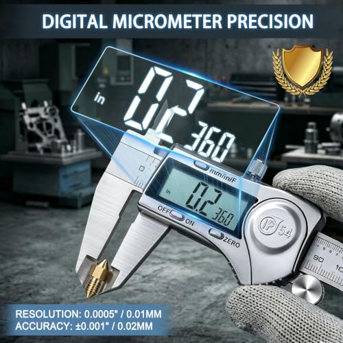 Kynup Digital Caliper, Caliper Measuring Tool, Stainless Steel Micrometer - color: Silver, size: 150mm