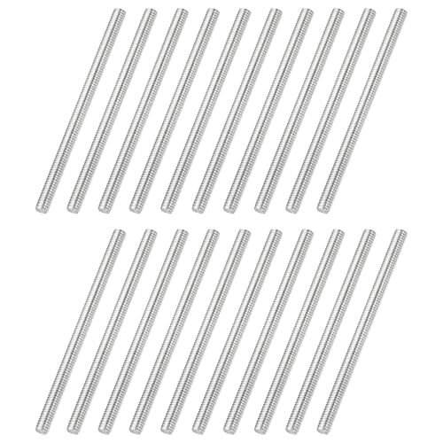 uxcell 20Pcs Fully Threaded Rod M2.5 x 0.45mm Pitch 40mm/1.6 Inch Threaded - size: M2.5x0.45mmx40mm