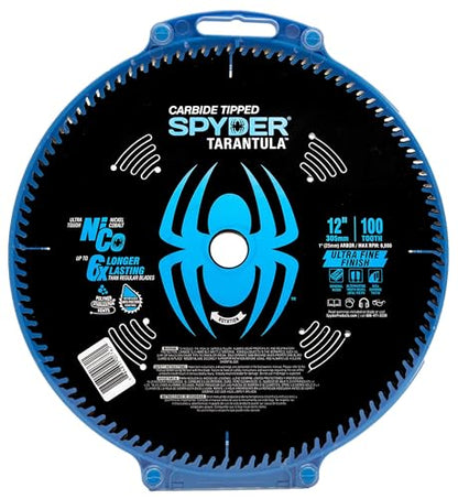 Spyder 12" 100T Saw Blade for Ultra Fine Finish on Wood (13027)