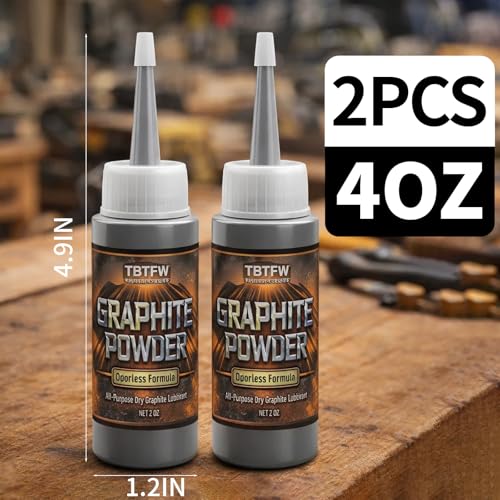 TBTFW Graphite Powder for Locks,Graphite Lubricant,Powdered Graphite-4oz
