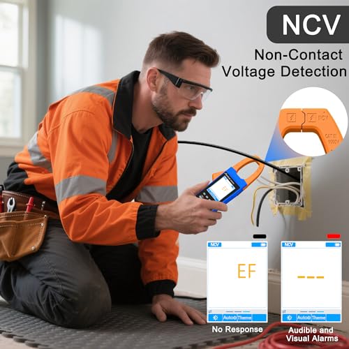 Smart 3-in-1 AC/DC Clamp Meter 1000A/1000V with Oscilloscope Recording