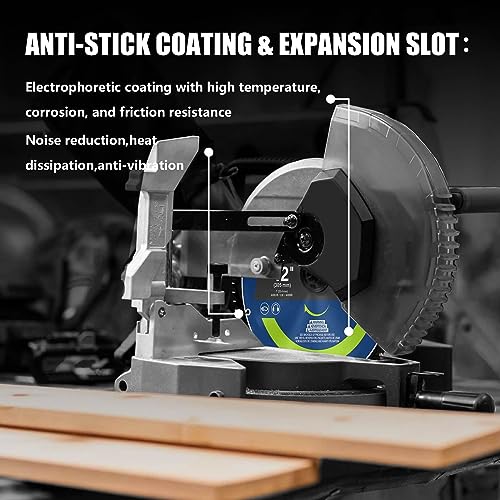 EZee 12 Inch 80 Teeth with 1 Inch Arbor Circular Saw Blades,0.09 Inch Thin Kerf,Tungsten Carbide Tipped(TCT) ATB Teeth Fine Finish for Various Wood Cutting,Miter Saw/Table Saw,Max RPM 4000(1-Pack) - size: 12" 80T (1-pack)