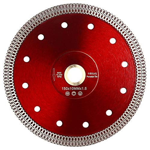 6 Inch Super Thin Diamond Tile Blade for Cutting Porcelain Tile Granite Marble Brick - size: 6"-1pc