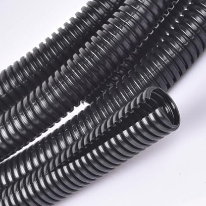1 Inch Wire Loom Split Tubing - 25 ft Cord Protector Electric Wires Covers, Automotive Wire Flexible Conduit - size: 1"-25ft