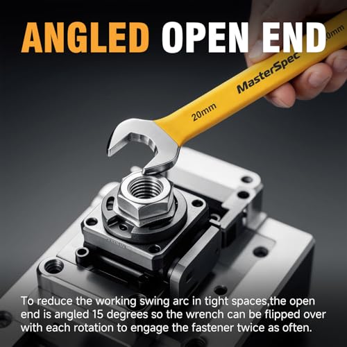 25-Piece Combination Spanner Set - Open End & Box End Wrench