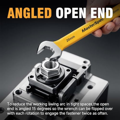 25-Piece Combination Spanner Set - Open End & Box End Wrench