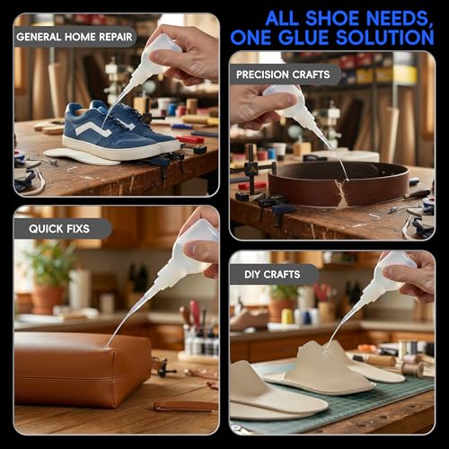 Shoe Super CA Glue 1oz +1g Kit for Soles Boot Sneakers - style: Shoe Glue