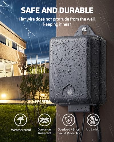 DEWENWILS 60W Low Voltage Landscape Transformer with Photocell Sensor