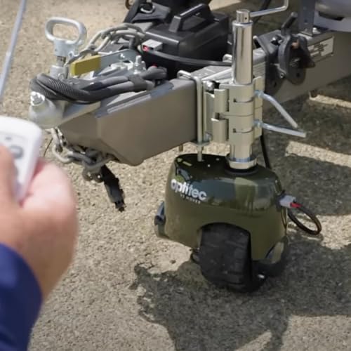 Electric Trailer Dolly, Fully Remote Controlled and can Move Trailers and Boats up to 7700 Lbs (OW-7 Boat Bracket (100mm)) - size: OW-7 Boat Bracket (100mm)