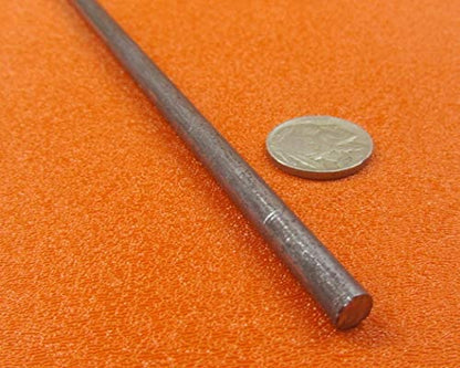 1018 Carbon Steel Round Rod .250" Diameter x 6 Foot Length 3 Pcs.