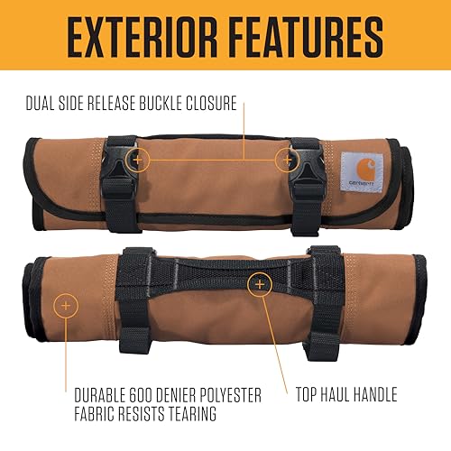 Carhartt 18 Pocket Utility Roll Gravel - color: Gravel, size: 18 Pocket