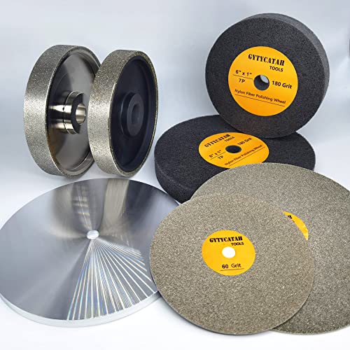 8" Deburring Wheel, Nylon Fiber Polishing Wheels, 7P - style: 8" x 1" x 3/4"