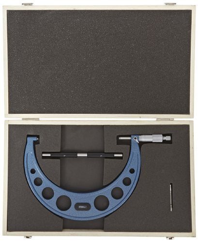 Fowler 52-240-008-1, Outside Inch Micrometer with 7-8" Measuring Range - size: 7-8 inches, style: Ratchet With Standard